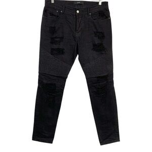 STAMPD Moto Skinny Jeans Size 34